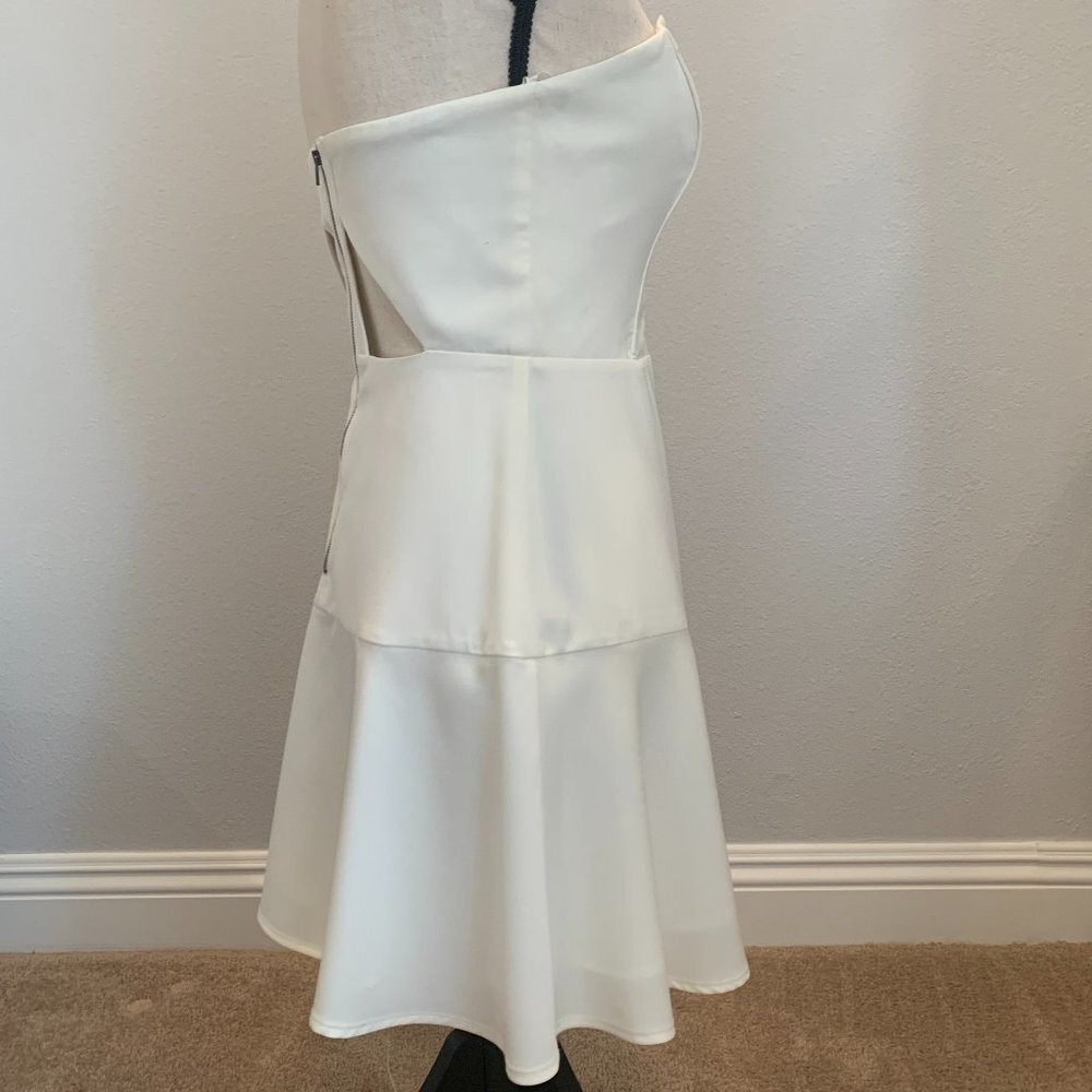 Brand New w tags NBD x Naven Twins Just Wait Ivory Dress - Picture 7 of 8